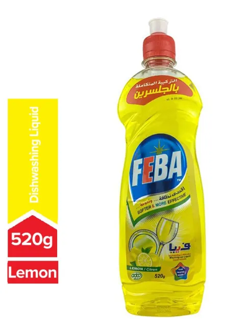 Liquid Dish Cleaner With Lemon Scent 520grams