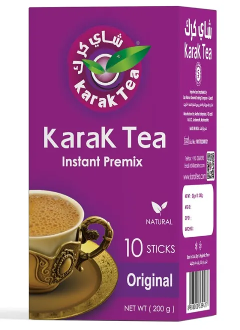 Karak tea instant premix original pack of 10 - (200 gm)