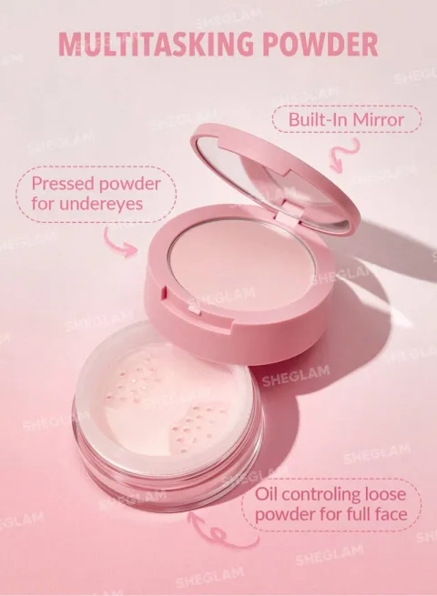 Smooth, brighten, and blur – all-day set for a flawless, photo-ready finish.