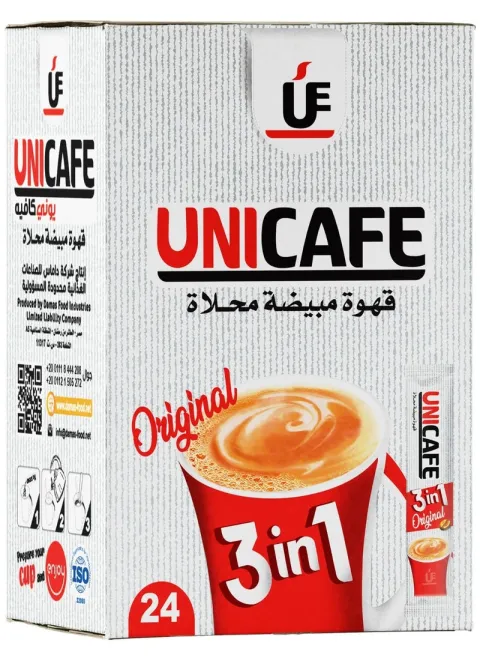 Uni Cafe 3 in 1 Instant Coffee - 24 Sachets x 20g