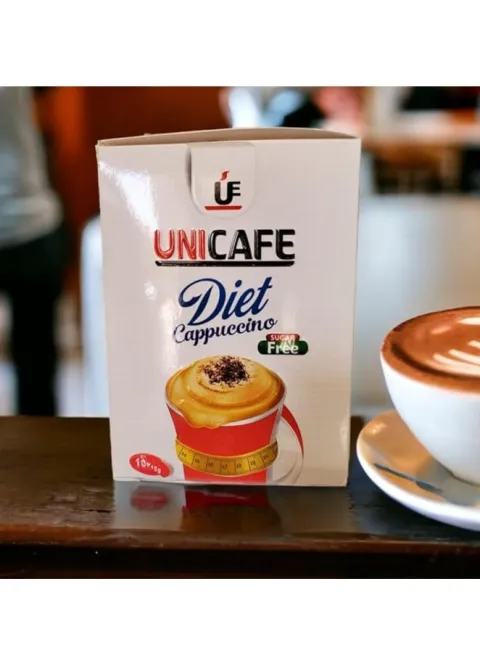 Diet Cappuccino Sugar Free - 10 Sachets, 15 gm