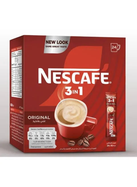 Original Mix Instant Coffee Stick (3 In 1) 18grams Pack of 24
