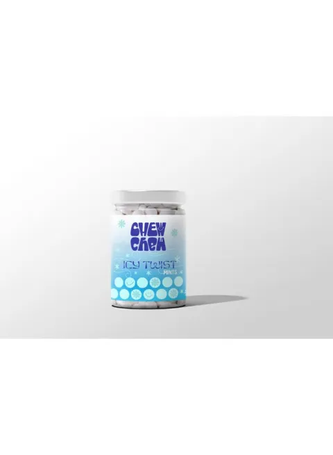 Icy Mint Candy Jar - 250 Grams