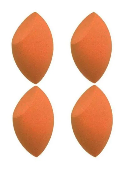 4-Piece Miracle Complexion Sponges Set Orange