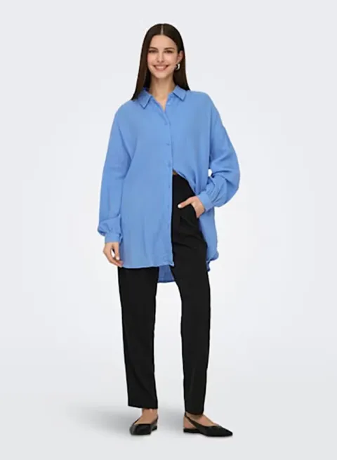 ONLY Womens Thyra Oversized Shirt Woven