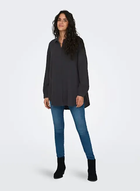 ONLY Womens Thyra Oversized Shirt Woven