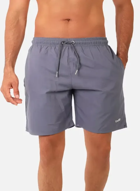 Side Pockets Plain Swim Shorts