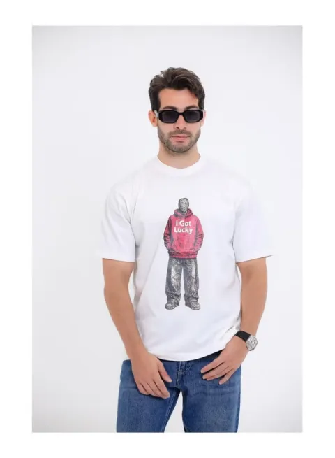 "I Got Lucky" Graphic T-Shirt