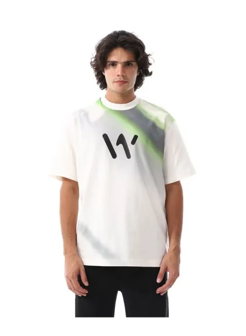 Gradient Self Patterened T-Shirt