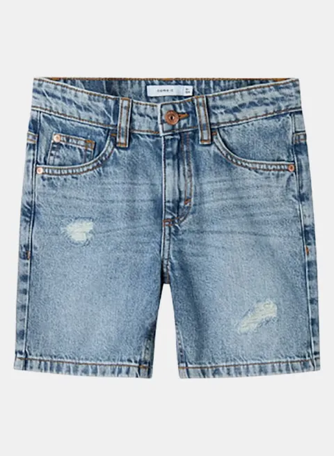 Name It Kids Boys Silas Loose Denim Shorts 7998-Be