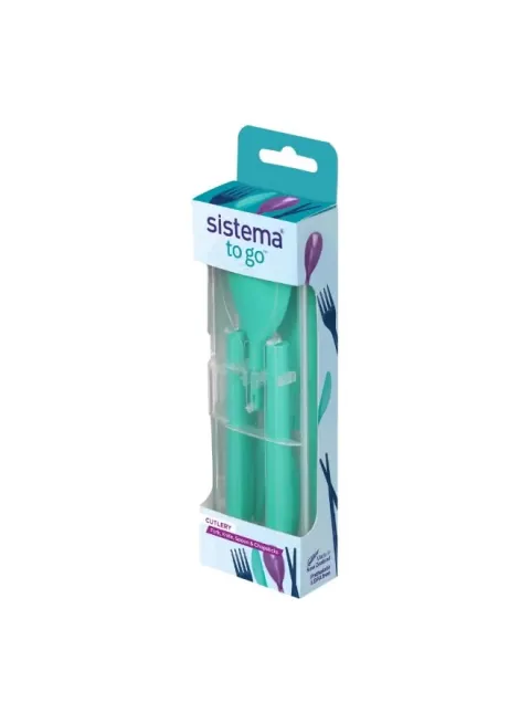 Sistema Fold Away Plastic Cutlery Set