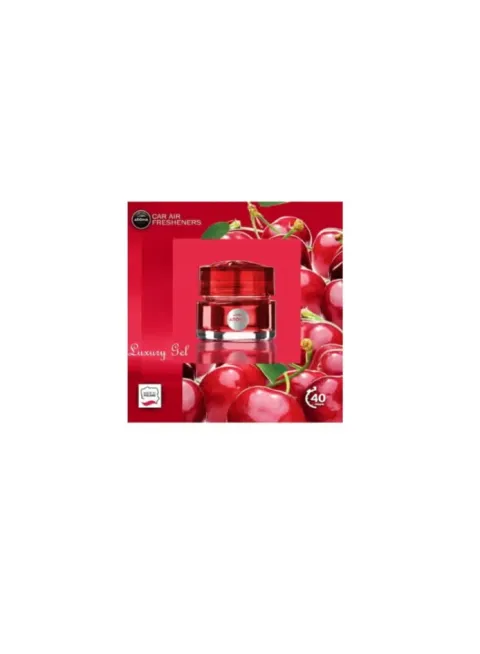 Luxury Gel Cherry Jack – Car Air Freshener – 50ml –Long-Lasting Gel Scent for car and office -Home