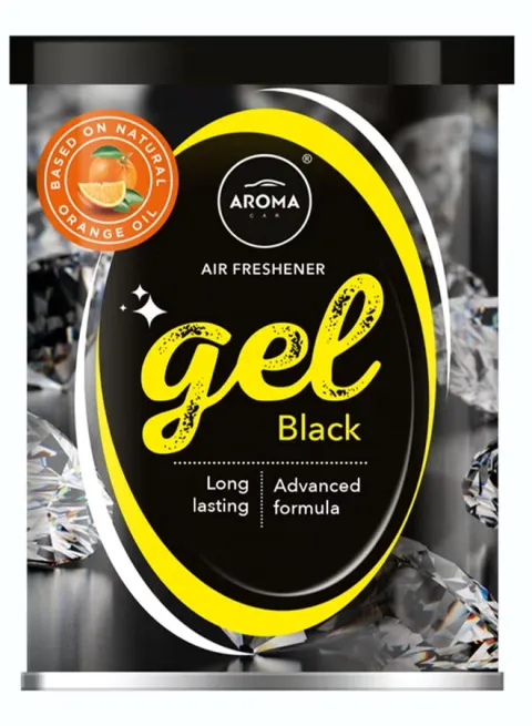 Aroma Car Terpene Gel Black 80g