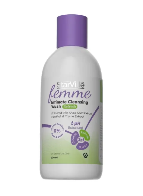 StarVille Femme Intimate Cleansing Wash Refresh 200 ml