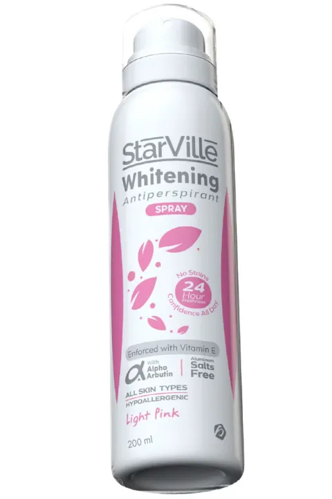 Starville Whitening Antiprespirant Spray Light Pink 200 ml