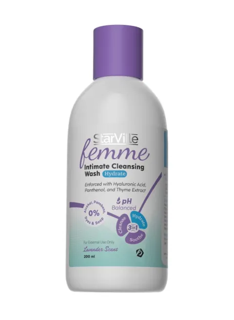 StarVille Femme Intimate Cleansing Wash Hydrate 200 ml