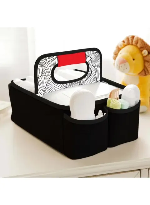 Diaper Organizer Mamas Gift Diaper Organizer with Changing Mat Is a Handy, Stylish Way to Keep All Your Changing Essentials Organized and Within Arm’s Reach.