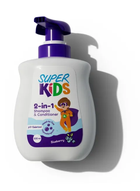 2 IN 1 Kids Shampoo and Conditioner 500ML