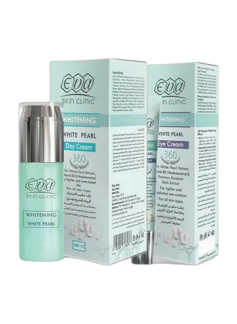Skin Clinic White Pearl Day Cream 50 Ml + Eye Cream 15 ML