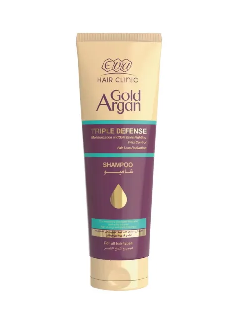 Eva Hair Clinic Gold Argan Hair Shampoo - 230 ml