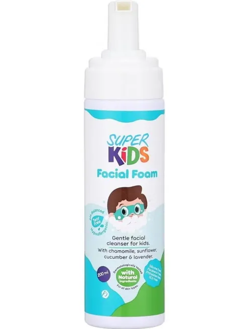 Super Kids Facial Foam Gentle Facial Cleanser For Kids 200 ml