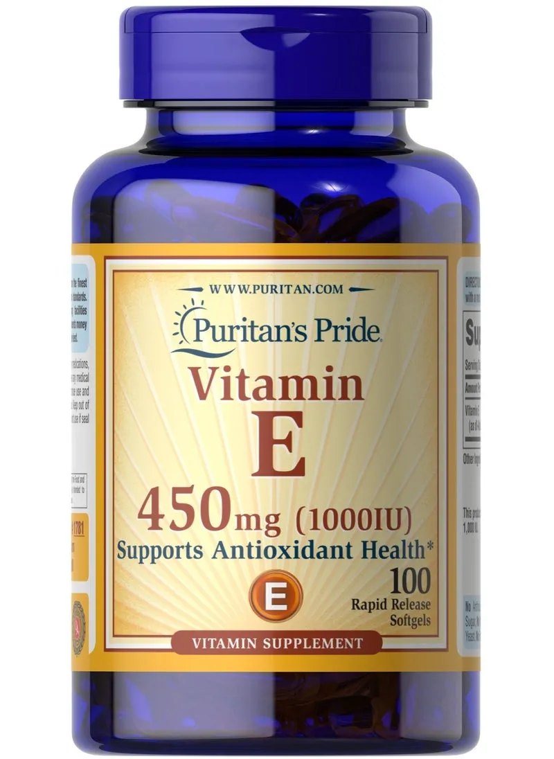Vitamin E-1000 Iu 100 Softgels