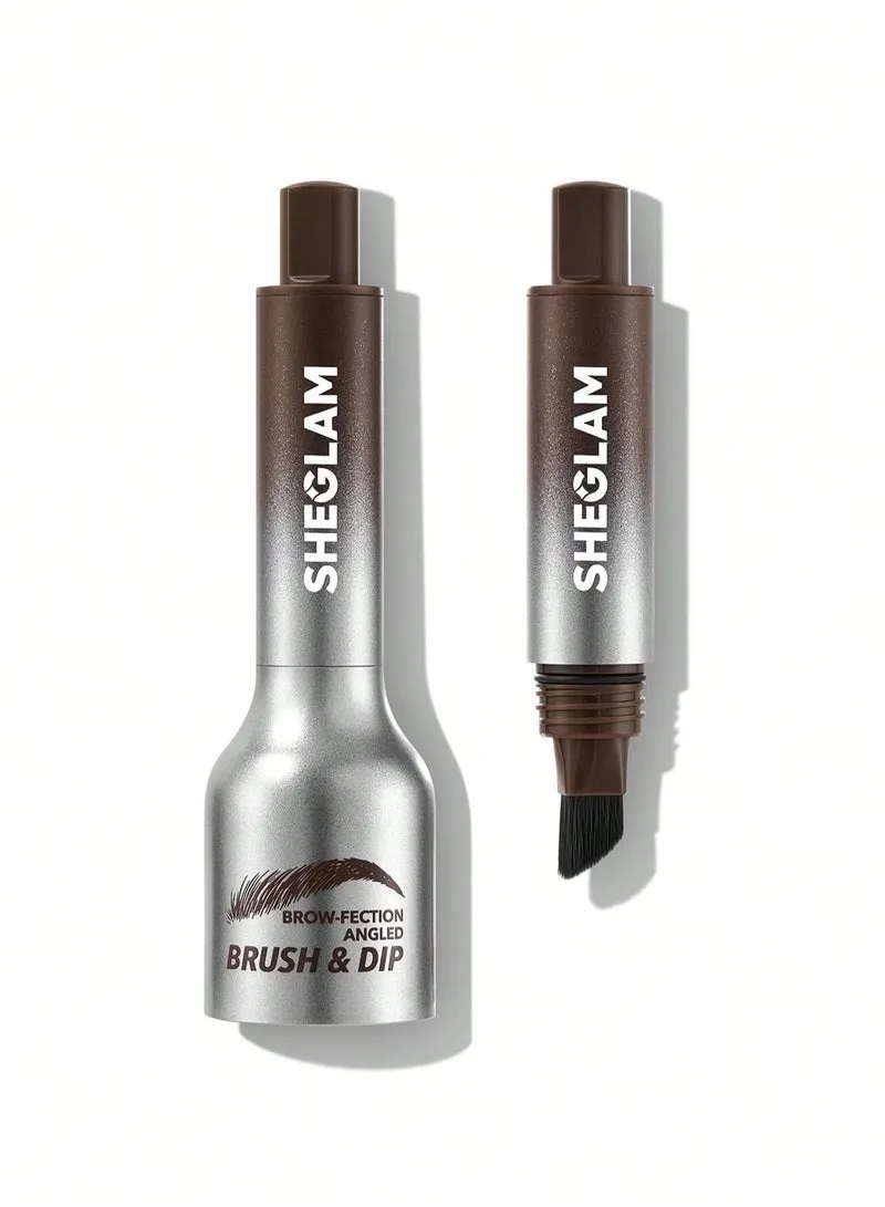 Brow Fection Angled Brush & Dip - Chocolate Chocolate