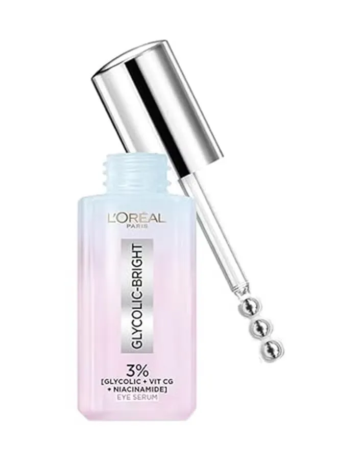 Glycolic-Bright Dark Circle Eye serum formulated with *3% [Glycolic Acid + Vitamin Cg + Niacinamide]