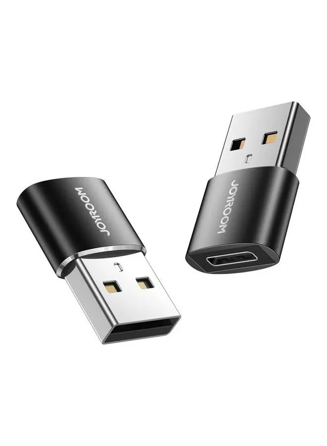 Adapter USB Type C Female To USB Male Black