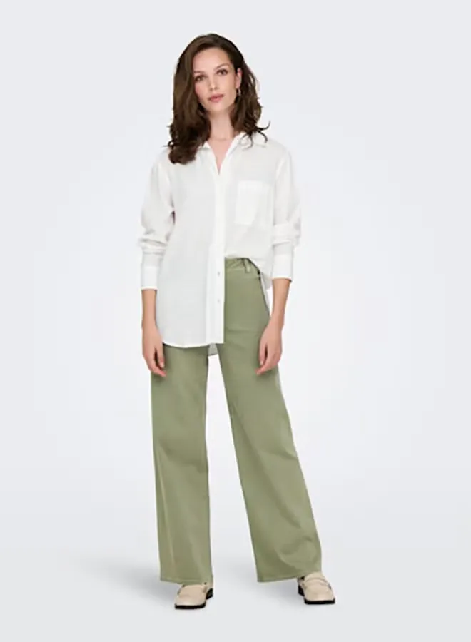 ONLY Womens Salina Longsleeve Shirt Woven