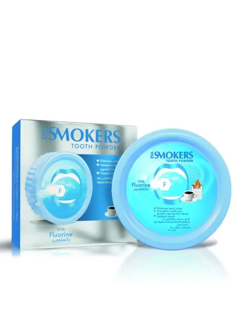 Eva Smokers Teeth Powder With Fluorine 40 G