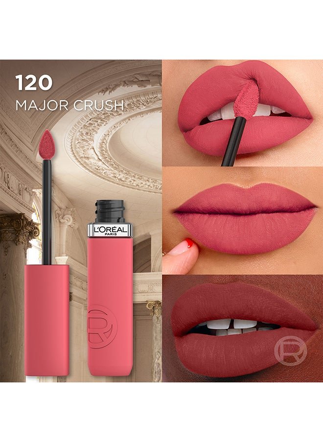 Infaillible Le Matte Resistance Liquid Lipstick Up To 16 Hour Wear, 120 Major Crush