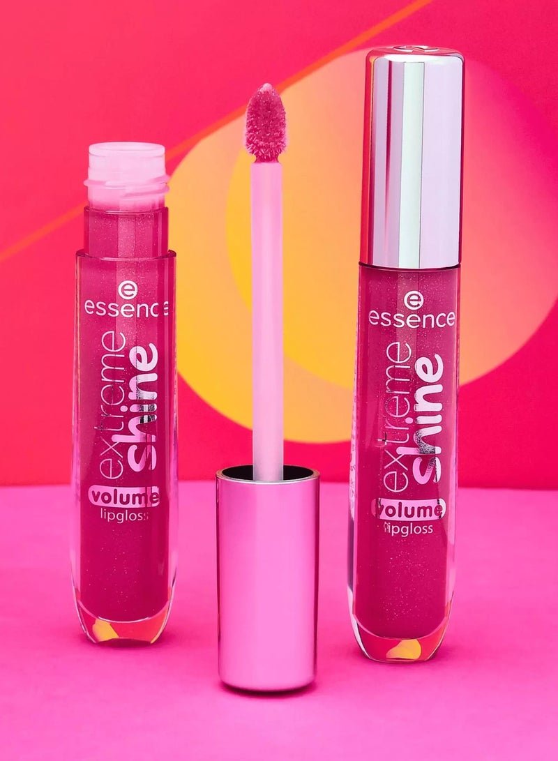Essence Extreme Shine Volume Lip Gloss, No. 13 Glazed Berry, Nude, Volumising, Radiant Fresh, Glossy, Translucent, Vegan, Oil-Free, Alcohol-Free. Glazed Berry