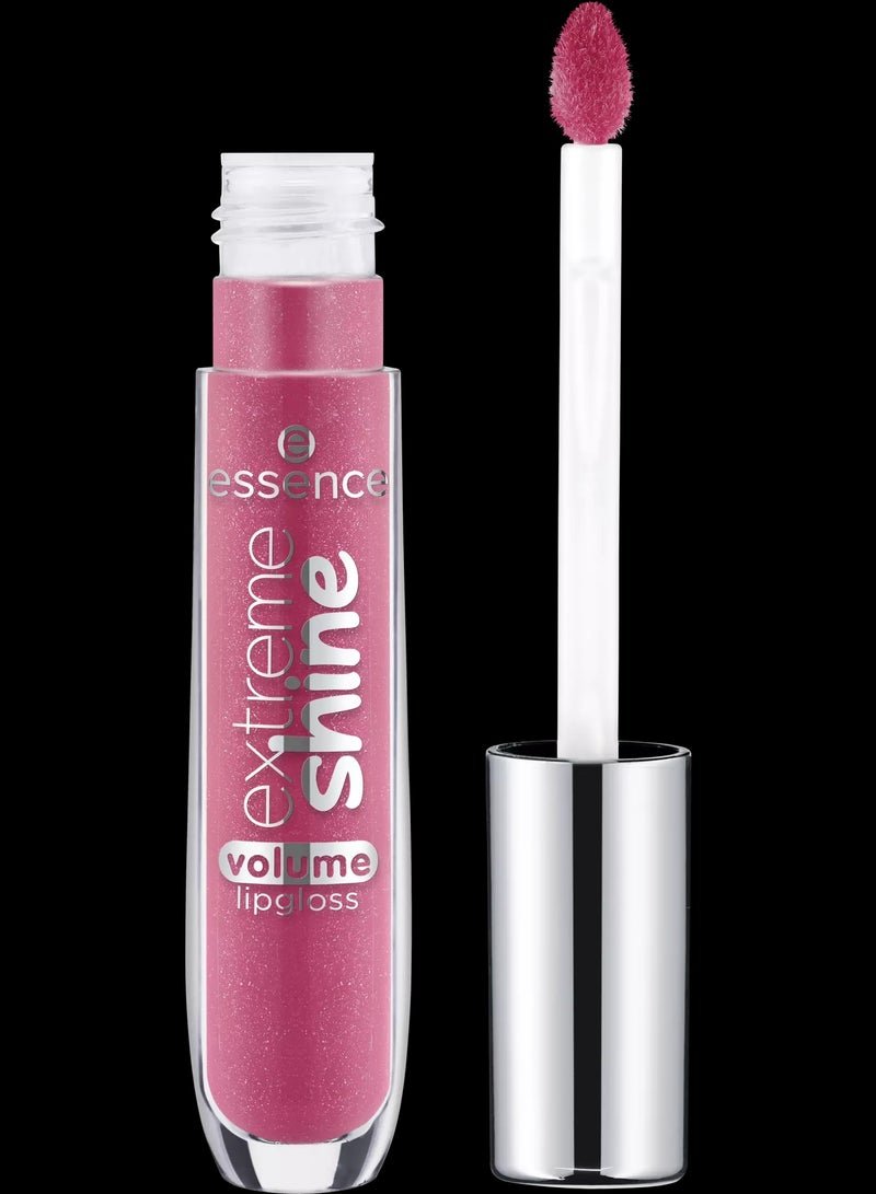 Essence Extreme Shine Volume Lip Gloss, No. 13 Glazed Berry, Nude, Volumising, Radiant Fresh, Glossy, Translucent, Vegan, Oil-Free, Alcohol-Free. Glazed Berry