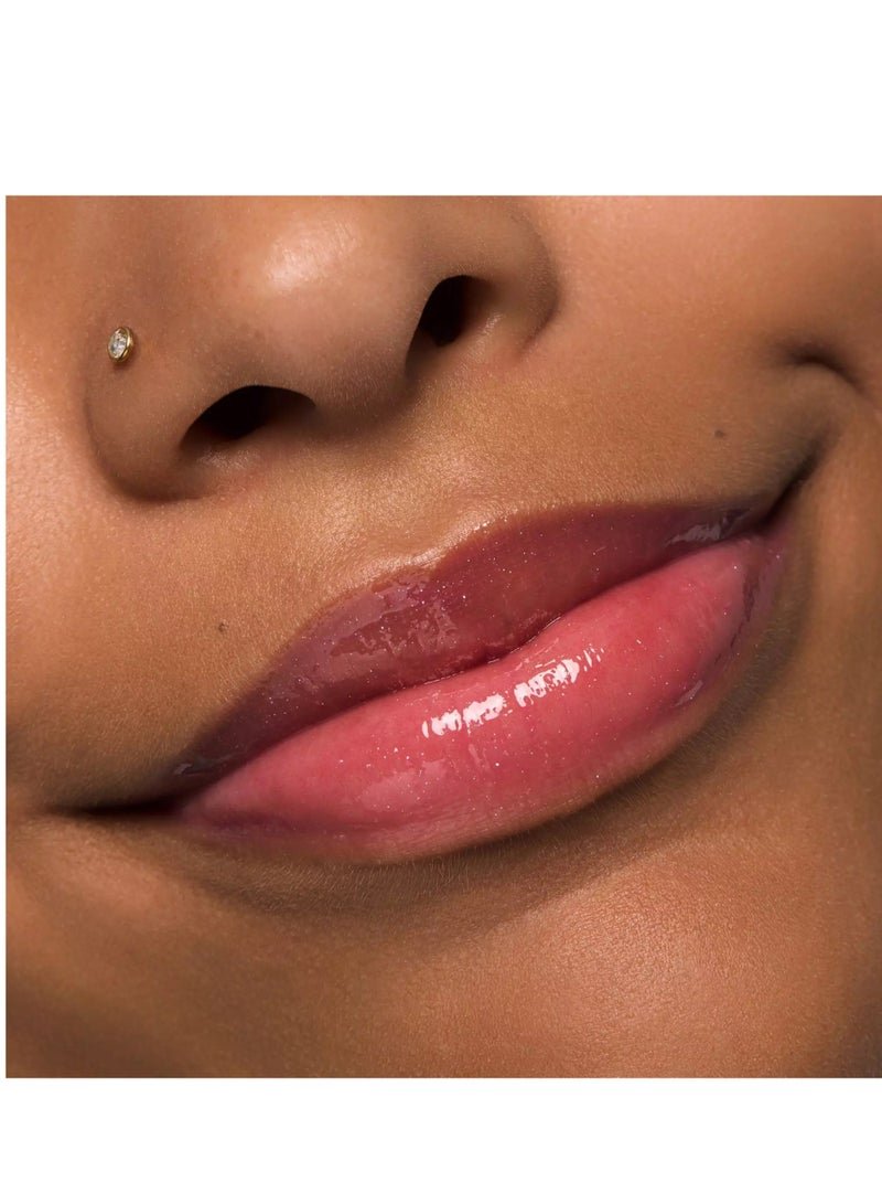 Essence Extreme Shine Volume Lip Gloss, No. 13 Glazed Berry, Nude, Volumising, Radiant Fresh, Glossy, Translucent, Vegan, Oil-Free, Alcohol-Free. Glazed Berry