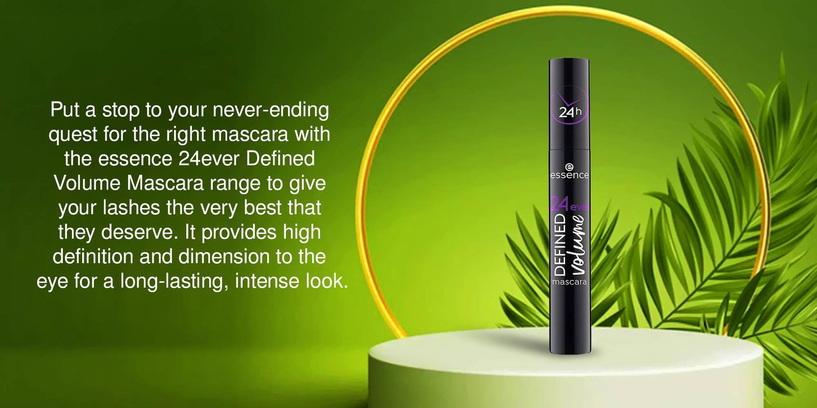 24Ever Defined Volume Mascara Black
