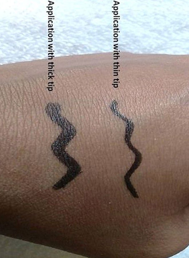 2 in 1 Eyeliner Pen Jet Black
