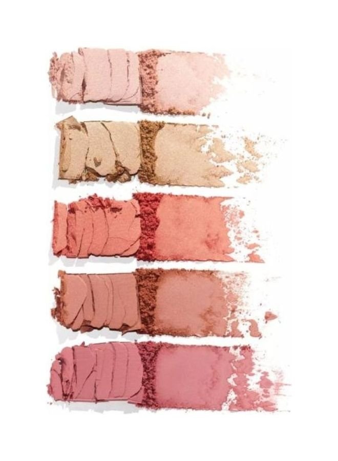 Peachy Blossom Blush And HighLighter Palette White