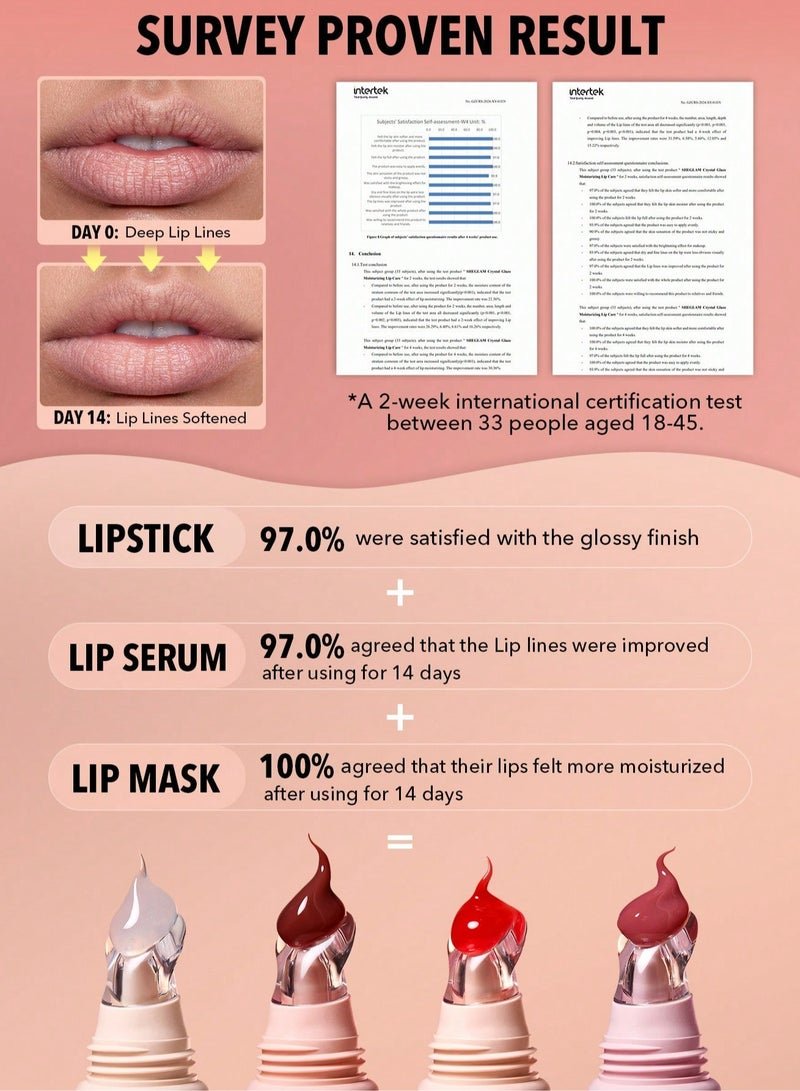 Crystal Glaze Moisturizing Lip Care- Strawberry Milk
