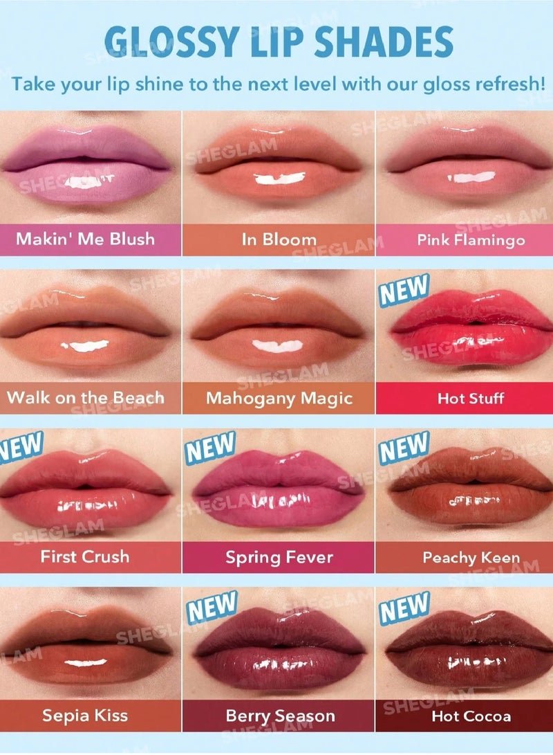 Pout-Perfect Shine Lip Plumper-Sepia Ki** Sepia K*ss