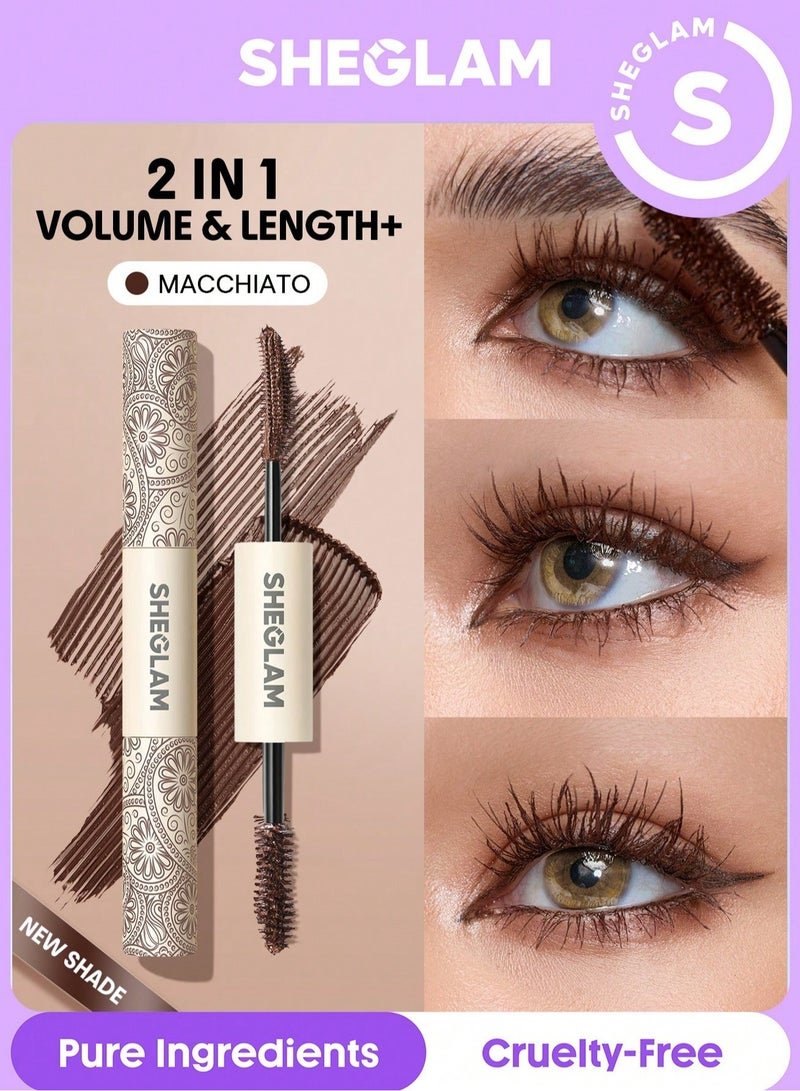 All-In-One Volume & Length Mascara-Waterproof Macchiato
