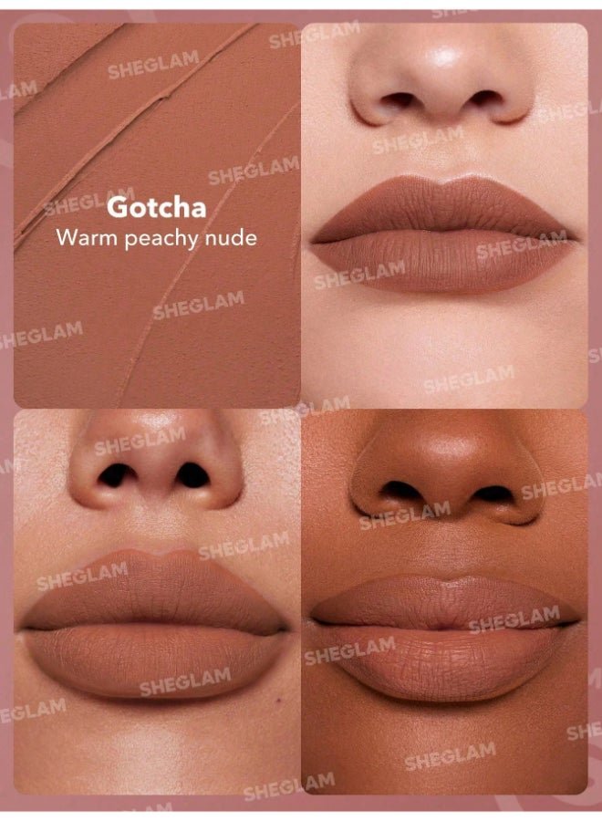 Dynamatte Boom Long Lasting Matte Lipstick Gotcha
