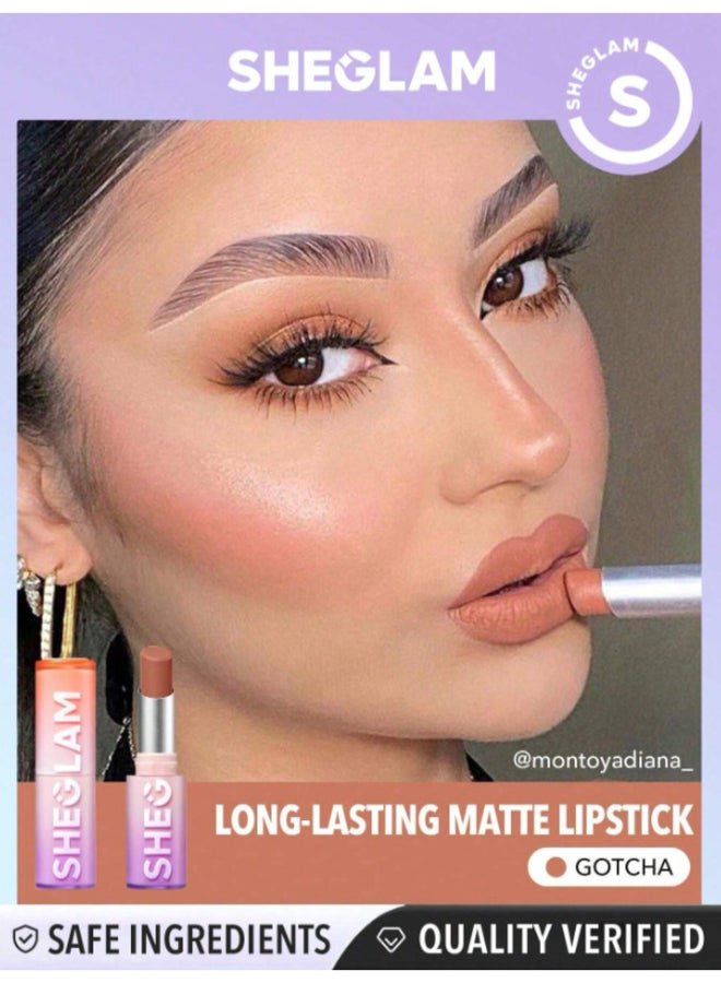 Dynamatte Boom Long Lasting Matte Lipstick Gotcha