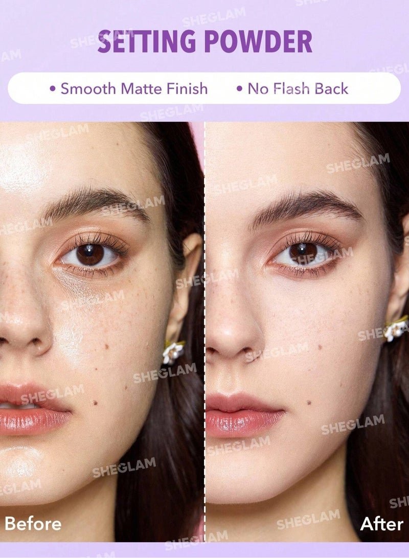 Insta-Ready Face & Under Eye Setting Powder Duo - Taro Taro