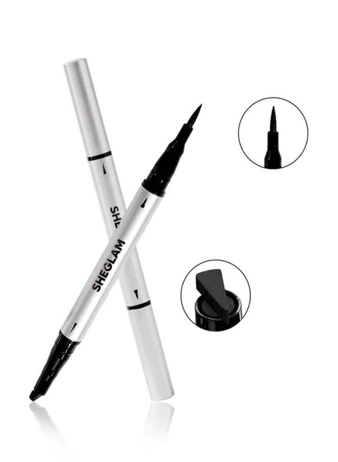 SHEGLAM Dual Waterproof Eyeliner - Black Wing It