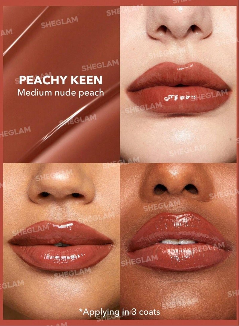 Pout-Perfect Shine Lip Plumper - Peachy Keen Peachy Keen