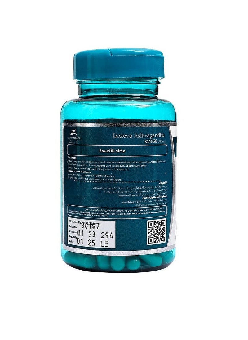 Ashwagandha – KSM-66 Indian Ginseng Root Extract 300mg – 60 Capsules