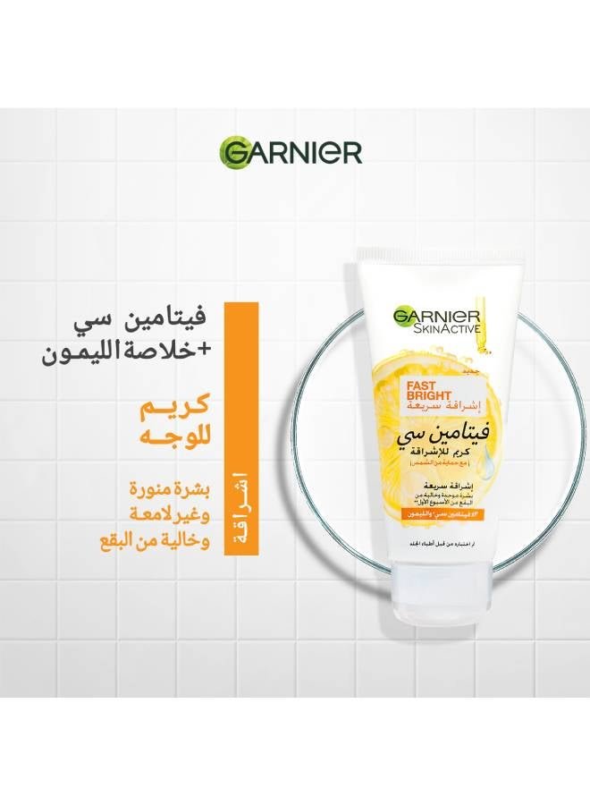 Skin Active Fast Bright Day Cream with 3x Vitamin C and Lemon 50ml