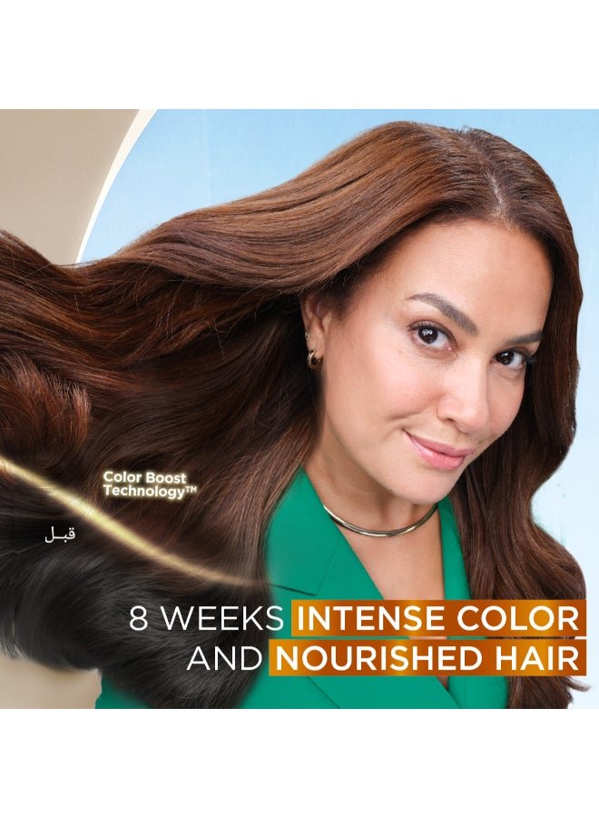 Color Naturals Permanent Hair Color Cream Packaging may vary 3.6 Deep Red Brown