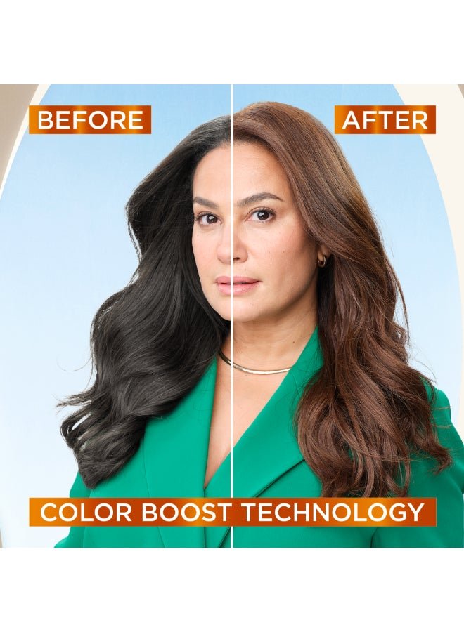 Color Naturals Permanent Hair Color Cream Packaging may vary 3.6 Deep Red Brown